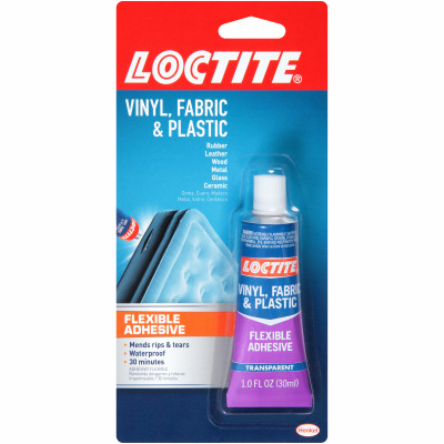 Loctite Vinyl, Fabric & Plastic Flexible Adhesive-1oz - 1360694 - 079340685734