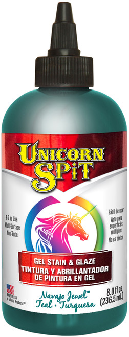 Unicorn Spit Wood Stain & Glaze 8oz-Navajo Jewel - 5771-011 - 076818005957