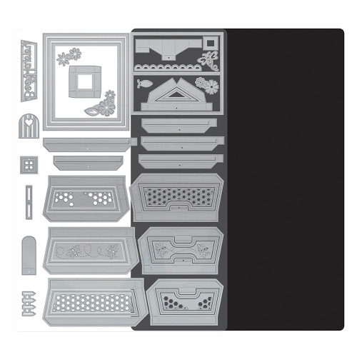 Tonic Studios Die Set-Buzzing Beehive House Gift Box - 5111E