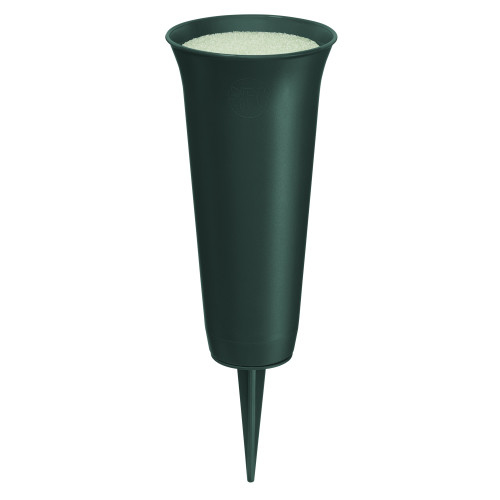 24 Pack - FloraCraft Eternity Cemetery Vase With FloraFoM Bulk Pack-4.3"X8.9" With Removeable Spike - 5A002B6F-1GDP5 24 Pack - FloraCraft Eternity Cemetery Vase With FloraFoM Bulk Pack-4.3"X8.9" With Removeable Spike - 5A002B6F-1GDP5