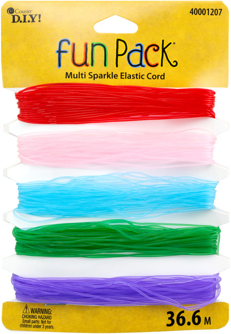 8 Pack - CousinDIY Sparkle Stretch Cord- - 40001207 - 191648105032