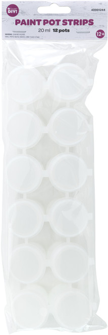CousinDIY Paint Pot Strip 12/Pkg-20ml - 40001244 - 191648105650