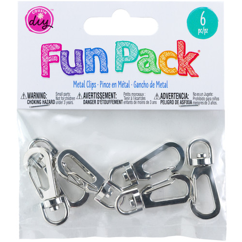 6 Pack - CousinDIY Metal Clips 6/Pkg- - 34734255 - 016321198791