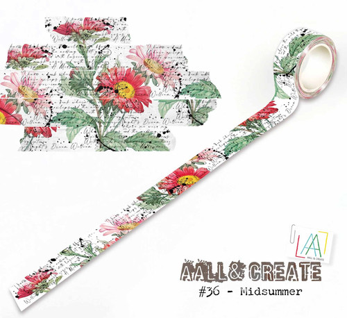 AALL And Create Layer-It-Up Washi Tape-Midsummer - 5A0029DP-1GCSD - 5060979162494