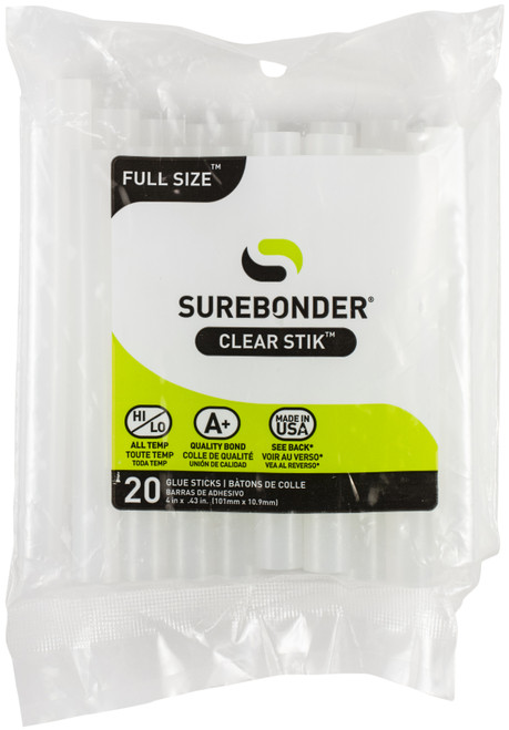 Surebonder All-Purpose Stik Glue Sticks 20/Pkg-7/16"X4" - DT-20 - 018239600205