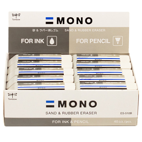 5 Pack - Tombow MONO Sand & Rubber Eraser-For Ink & Pencil - 57302 - 4901991656602