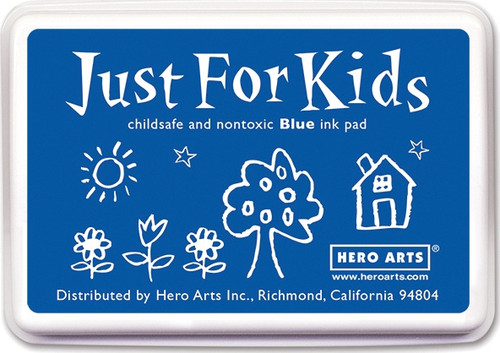 3 Pack - Hero Arts Just For Kids Inkpad-Blue - JFKINK-CS101 - 085700461016