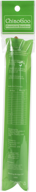 3 Pack - ChiaoGoo Bamboo Crochet Hook 6"-Size U/25mm - 1022-U 3 Pack - ChiaoGoo Bamboo Crochet Hook 6"-Size U/25mm - 1022-U