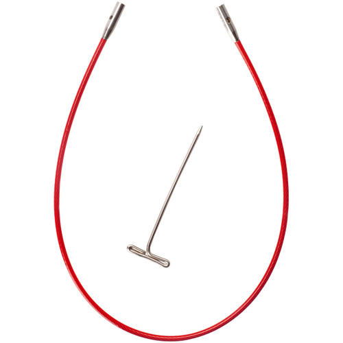 3 Pack - ChiaoGoo TWIST Red Lace Mini Interchangeable Cables 8"-Mini - 7508-M