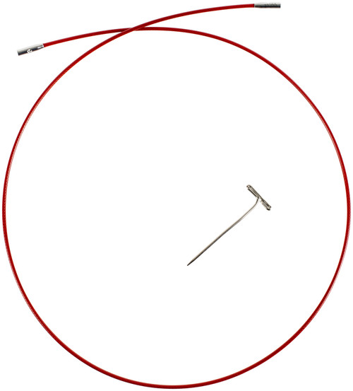 3 Pack - ChiaoGoo TWIST Red Lace Interchangeable Cables 22"-Small - 7522-S