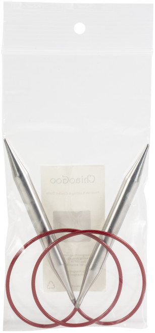 3 Pack - ChiaoGoo Red Lace Stainless Circular Knitting Needles 32"-Size 17/12.75mm - 7032-17