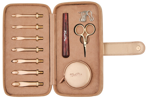 KnitPro-Oasis Chunky Interchangeable Crochet Hook Set-Set Of 7 Assorted Sizes 5A002B33-1GDLB - 8907628072728