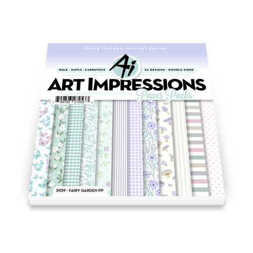 2 Pack - Art Impressions Paper Pack-Fairy Garden - 5A002BCR-1GDWJ - 799793272533