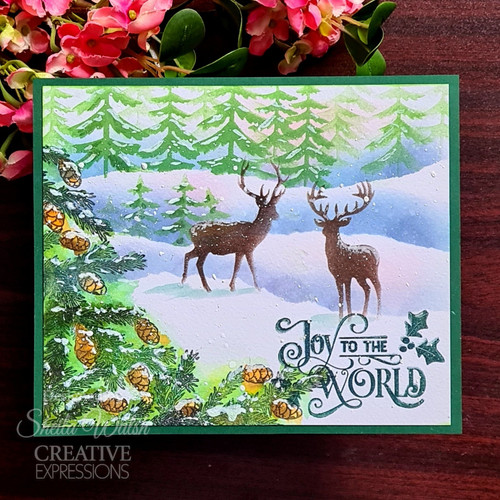 3 Pack Creative Expressions Taylor Made Journals Stencil 6"X6"-Woodland Friends 5A002B51-1GDMS