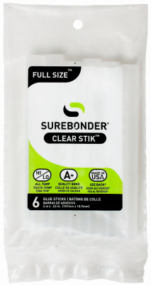 Surebonder All-Purpose Stik Glue Sticks 6/Pkg-7/16"X4" - DT-6 - 018239500062