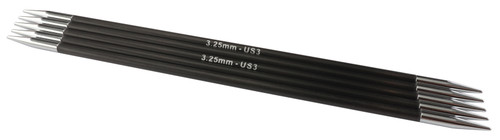 2 Pack - KnitPro-Karbonz Double Point Knitting Needles 6"-Size 3/3.25mm - 5A0028J5-1GBJ3 - 8904086235382