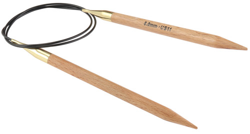 2 Pack - KnitPro-Basix Beech Fixed Circular Needles 40"-Size 11/8.00mm - 5A0028GQ-1GBK5 - 8904086220098 2 Pack - KnitPro-Basix Beech Fixed Circular Needles 40"-Size 11/8.00mm - 5A0028GQ-1GBK5 - 8904086220098