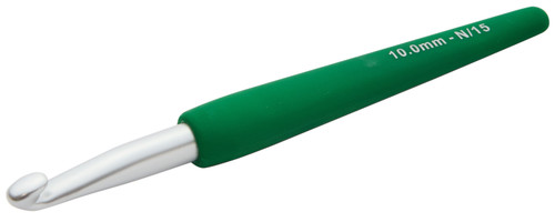 2 Pack - KnitPro Waves Aluminium Crochet Hook-Size N/10.00mm - 5A0028HW-1GBL6 - 8907628072544