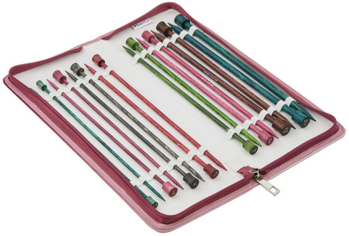 KnitPro-Dreamz Deluxe Single Point Needle Set 12"-8 Pair - Assorted Sizes - 5A0027SL-1GB3J - 8907628073084 KnitPro-Dreamz Deluxe Single Point Needle Set 12"-8 Pair - Assorted Sizes - 5A0027SL-1GB3J - 8907628073084