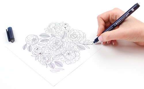 6 Pack - Tombow MONO Drawing Pen 0.1mm Tip-Black - 56400 6 Pack - Tombow MONO Drawing Pen 0.1mm Tip-Black - 56400