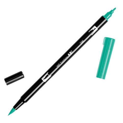 6 Pack - Tombow Dual Brush Marker Open Stock-296 Green - DBP-56534 - 085014565349 6 Pack - Tombow Dual Brush Marker Open Stock-296 Green - DBP-56534 - 085014565349