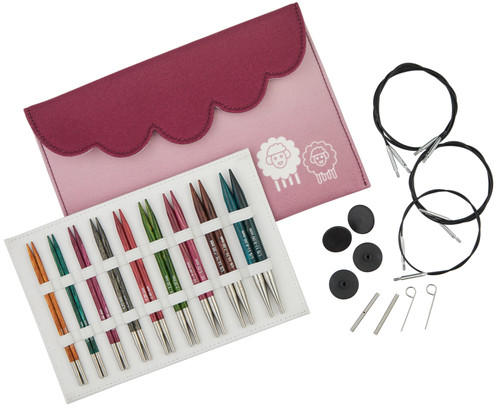 KnitPro-Dreamz Deluxe Interchangeable Needle Set 5.25"-11 Pair Interchangeable Tips - 5A0027SZ-1GB3L - 8907628073169 KnitPro-Dreamz Deluxe Interchangeable Needle Set 5.25"-11 Pair Interchangeable Tips - 5A0027SZ-1GB3L - 8907628073169