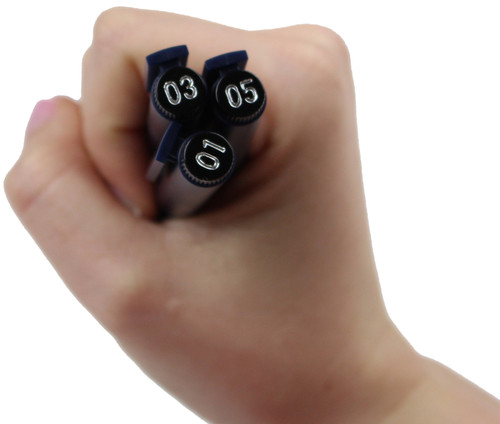 3 Pack Tombow MONO Drawing Pens 3/Pkg-0.1mm, 0.3mm & 0.5mm Black 66403