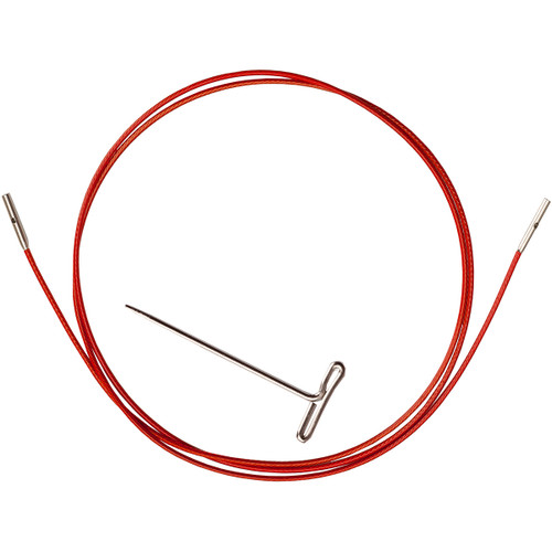 3 Pack - ChiaoGoo TWIST Red Lace Interchangeable Cables 22"-Mini - 7522-M