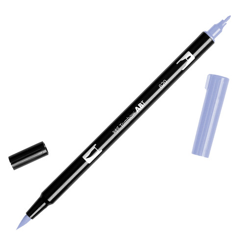 6 Pack - Tombow Dual Brush Marker Open Stock-620 Lilac - DBP-56569 - 085014565691