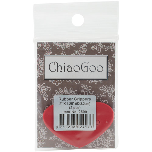 3 Pack - ChiaoGoo Rubber Grippers 2/Pkg-2"X1.25" - 2599 - 812208024173