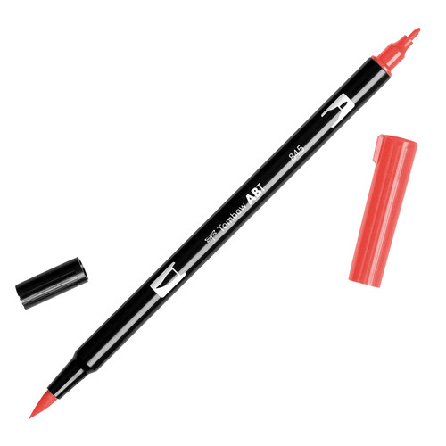 6 Pack - Tombow Dual Brush Marker Open Stock-845 Carmine - DBP-56596 - 085014565967