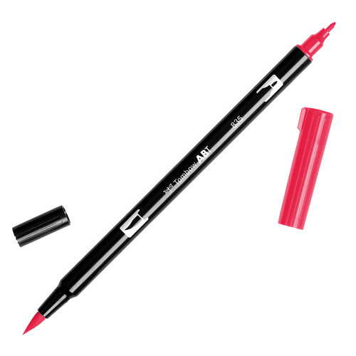 6 Pack - Tombow Dual Brush Marker Open Stock-835 Persimmon - DBP-56594 - 085014565943