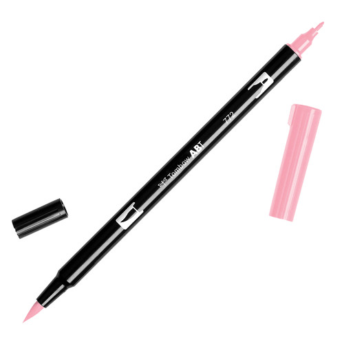 6 Pack - Tombow Dual Brush Marker Open Stock-772 Dusty Rose - DBP-56587 - 085014565875