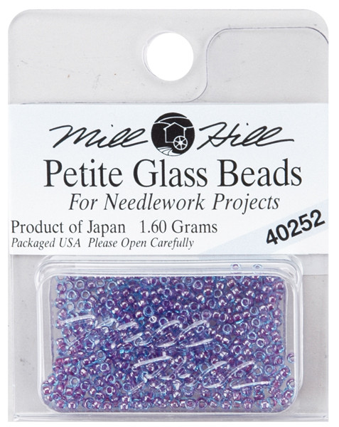 3 Pack - Mill Hill Petite Glass Seed Beads 2mm 1.6g-Iris - PGBD-40252 - 098063402527