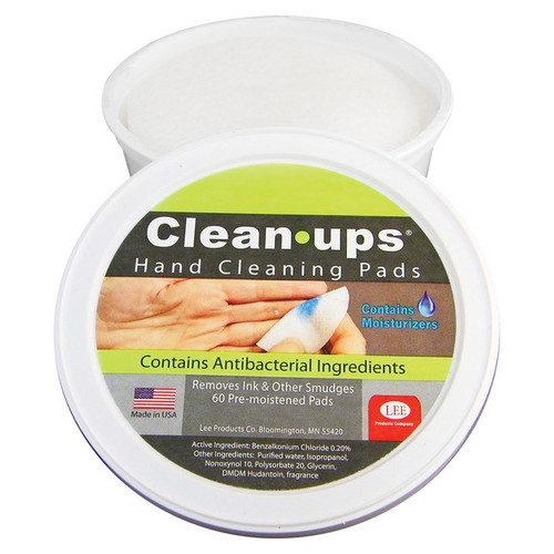Lee Clean-Ups Moistened Hand Cleaning Pads 60/Pkg- - 10145 - 084417101451