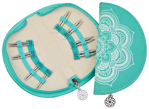 KnitPro-Mindful Generosity Interchangeable Lace Ndle Set 2"-8 Pair Of Needles - 2" - 5A0028GT-1GBJB