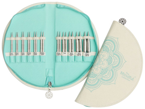 KnitPro-Mindful Warmth Interchangeable Knitting Needle Set-11 Pair Of Needles - 4" - Special - 5A0028FW-1GBJM KnitPro-Mindful Warmth Interchangeable Knitting Needle Set-11 Pair Of Needles - 4" - Special - 5A0028FW-1GBJM