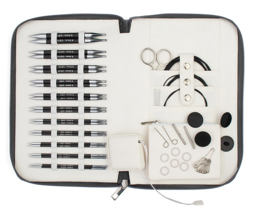 KnitPro-Karbonz Regal Interchangeable Knitting Needle Set 5"-Set Of Eleven - 5A002B0W-1GDGV - 8907628077037 KnitPro-Karbonz Regal Interchangeable Knitting Needle Set 5"-Set Of Eleven - 5A002B0W-1GDGV - 8907628077037