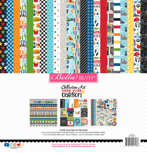 Bella Blvd Collection Kit 12"X12"-Teen Vibe Carson - 5A002BNG-1GF52 - 819812017188