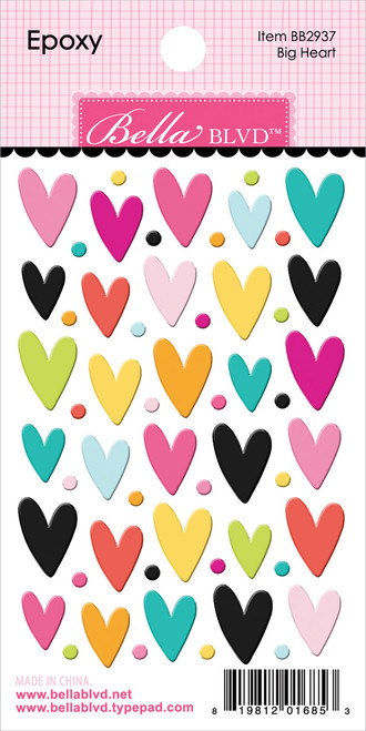 3 Pack - Teen Vibe Caitlyn Epoxy Stickers-Big Heart - 5A002BN0-1GF5Q - 819812016853 3 Pack - Teen Vibe Caitlyn Epoxy Stickers-Big Heart - 5A002BN0-1GF5Q - 819812016853