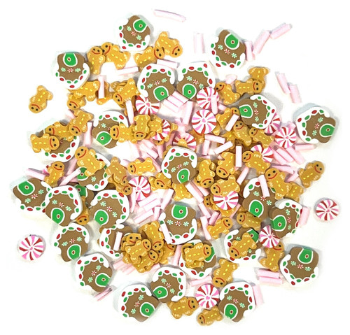 6 Pack - Buttons Galore Sprinkletz Embellishments 12g-Gingerbread Delight - 5A002BLM-1GF38 - 840934074094
