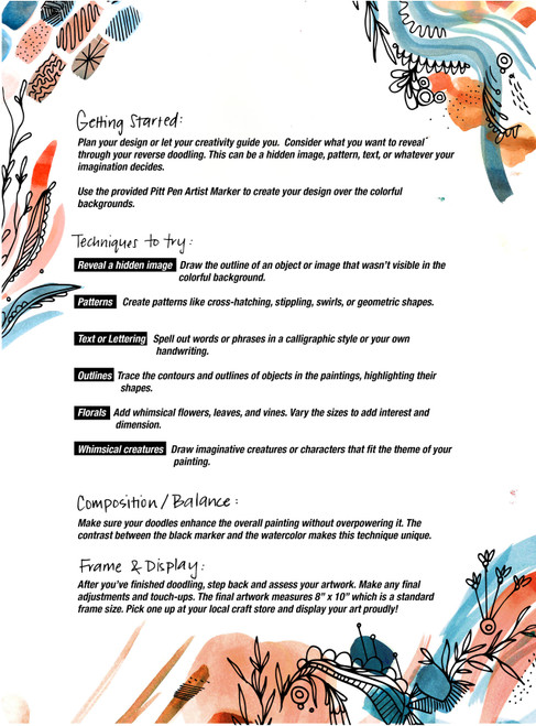 Faber Castell Reverse Coloring & Doodling Book-Neutrals Edition - 5A002BRT-1GF8S Faber Castell Reverse Coloring & Doodling Book-Neutrals Edition - 5A002BRT-1GF8S