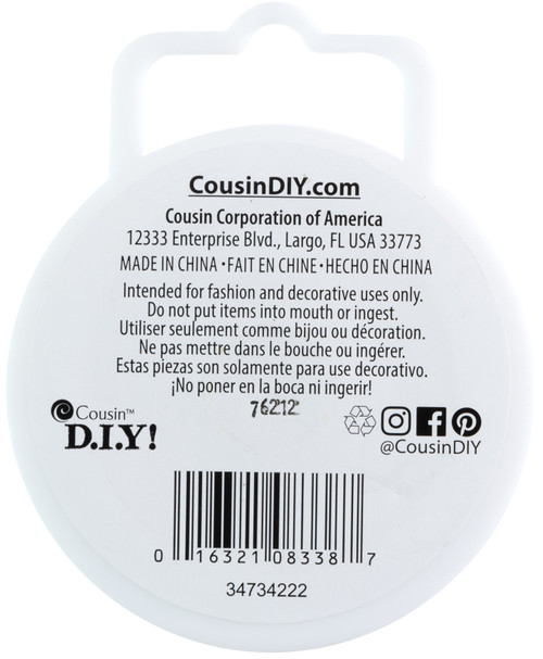 CousinDIY Fun Pack Stretch Cord Spool .5mmx50'-Clear - 34734222