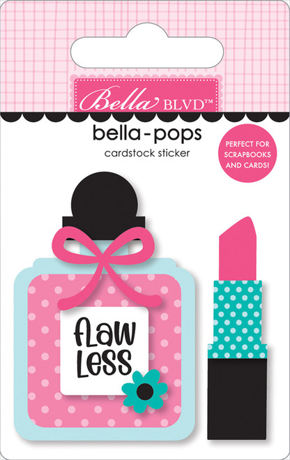 Teen Vibe Caitlyn Bella-Pops 3D Stickers-Hello Beautiful - 5A002BPX-1GF59 - 819812016860