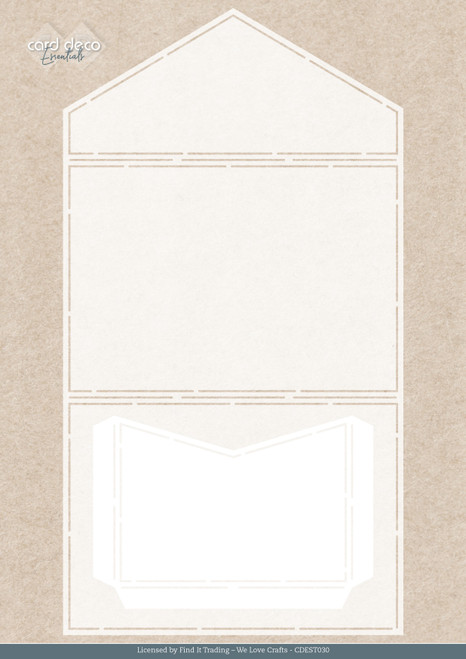 2 Pack - Find It Trading Card Deco Essentials Stencil-Envelope A4, Lemon Breeze - 5A002BX2-1GFFL - 8718715140509