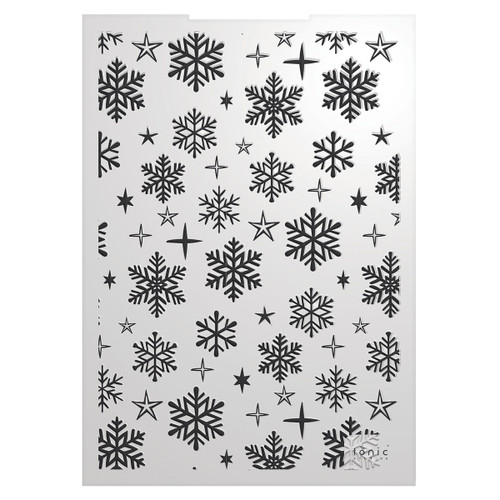 Tonic Studios 3D Embossing Folder-Midnight Flurry - Winter's Veil - 5A002297-1G4XQ Tonic Studios 3D Embossing Folder-Midnight Flurry - Winter's Veil - 5A002297-1G4XQ