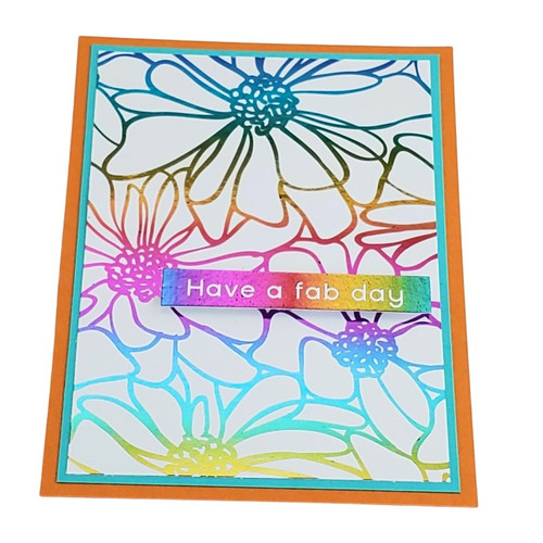 3 Pack - Deco Foil Toner Card Fronts 4.25"X5.5" 8/Pkg-Bold Blooms - 5A002BQN-1GF83 3 Pack - Deco Foil Toner Card Fronts 4.25"X5.5" 8/Pkg-Bold Blooms - 5A002BQN-1GF83