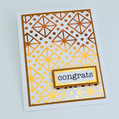 3 Pack - Deco Foil Toner Card Fronts 4.25"X5.5" 8/Pkg-Mod Dots - 5A002BQN-1GF7R
