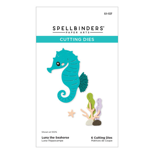 2 Pack - Spellbinders Etched Die From The Out And About Collection-Luna The Seahorse - 5A002BQZ-1GF8G - 810146545132