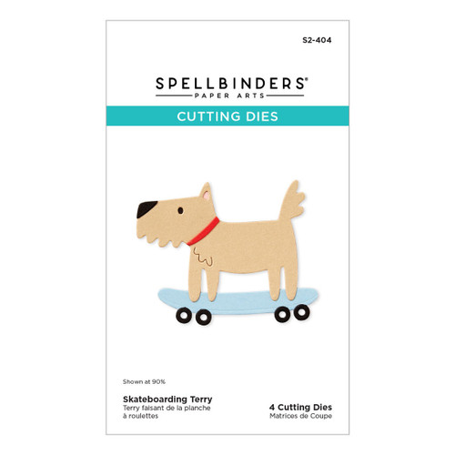 Spellbinders Etched Die From The Out And About Collection-Skateboarding - 5A002BR5-1GF8D - 810146545187